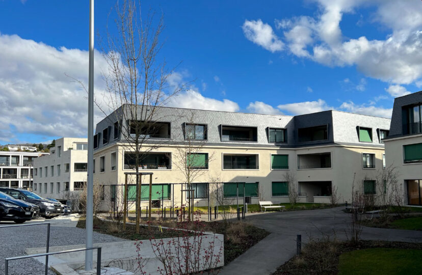 Zentrumsüberbauung Oberdorf - Gebäudekomplexe mit Telematik