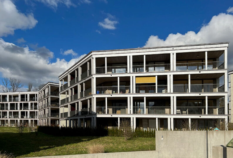 Zentrumsüberbauung Oberdorf - Gebäudekomplexe mit Gebäudetechnik